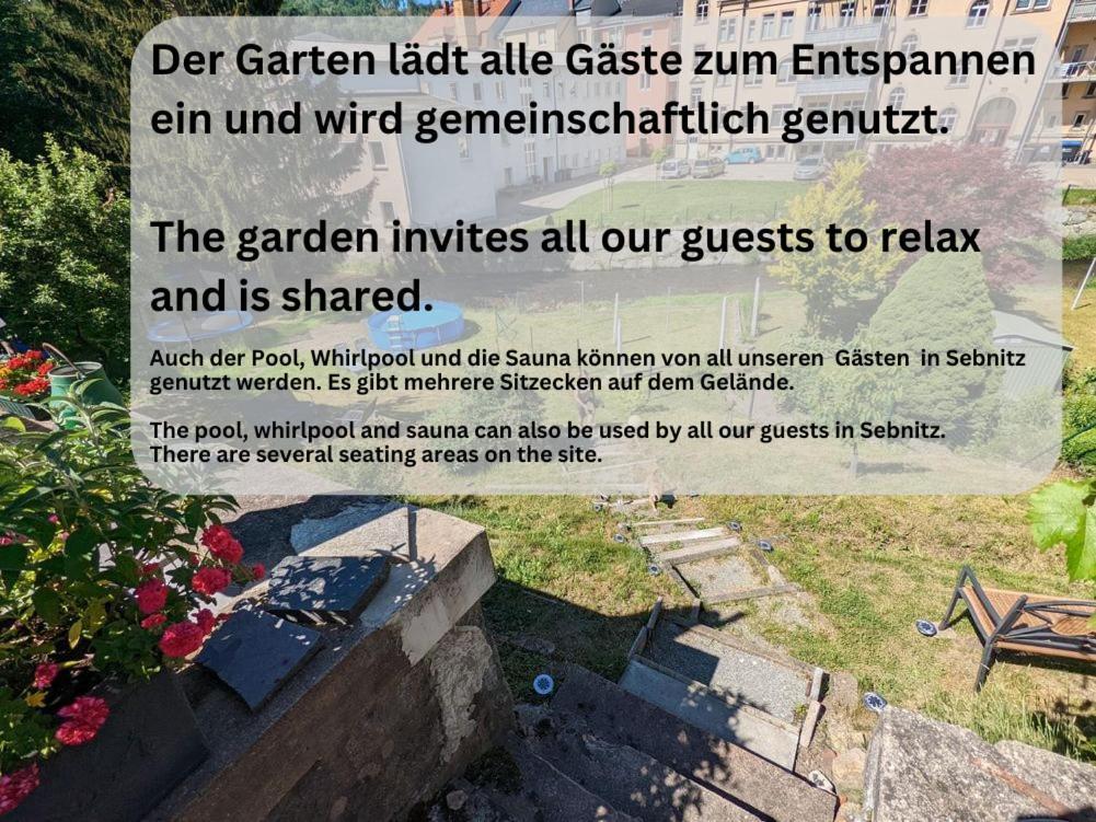 Zi1 - Urlaubsmagie - Erholung Mit Whirlpool & Sauna Sebnitz Eksteriør bilde
